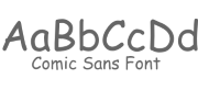 COMIC SANS FONT B